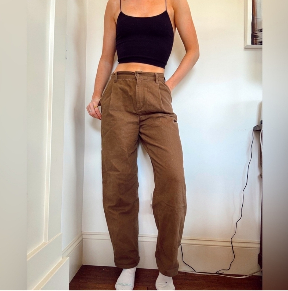 Oak And Fort High-Waisted Trousers